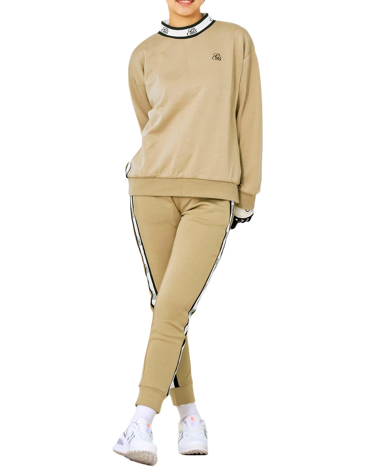 Amazon | [TopIsm] ゴルフウェア レディース 上下セットアップ gs GOLF